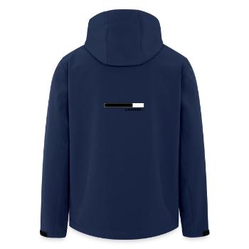 Loading Laden Ladebalken 2c - Recycelte Männer Softshell-Jacke von Stanley/Stella - Navy - Hinten - AI Model Male 185 light (185cm)