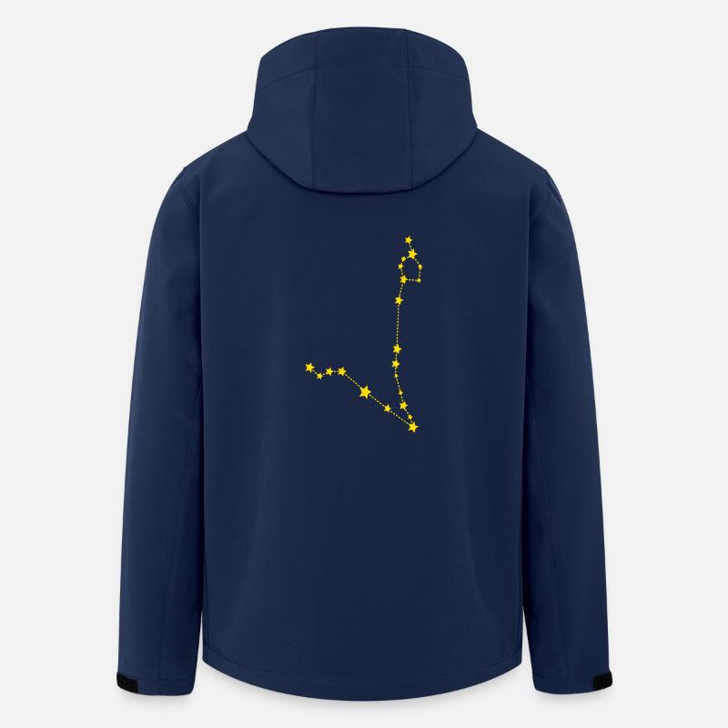 Sternzeichen Fisch - Recycelte Männer Softshell-Jacke von Stanley/Stella - Navy