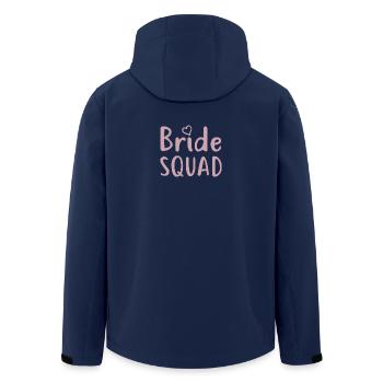 Junggessellinenabschied - BRIDE SQUAD - Veste softshell homme en polyester recyclé Stanley/Stella - marine - Dos - AI Model Male 185 light (185cm)