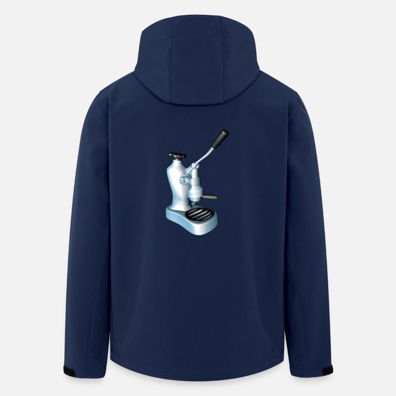 Cofee espresso cappuccino - Men’s Recycled Softshell Jacket by Stanley/Stella - navy