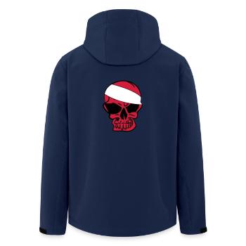 anarchie Anarcho Skull Anarchy - Veste softshell homme en polyester recyclé Stanley/Stella - marine - Dos - AI Model Male 185 light (185cm)