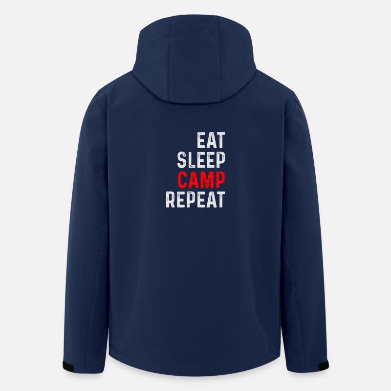 CAMP CAMPING SHIRT - Men’s Recycled Softshell Jacket by Stanley/Stella - navy
