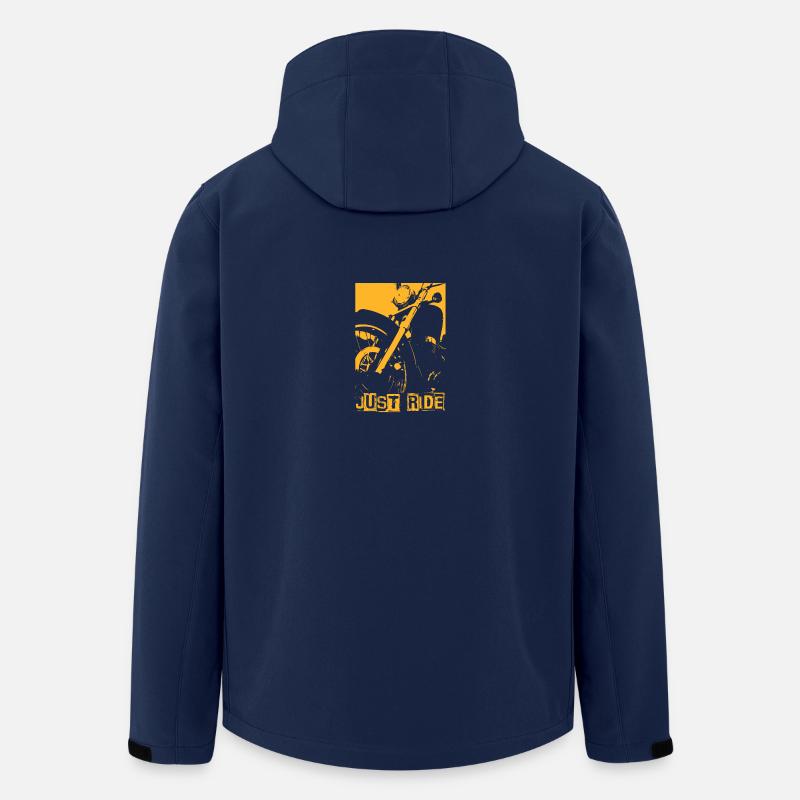 Just ride - Recycelte Männer Softshell-Jacke von Stanley/Stella - Navy