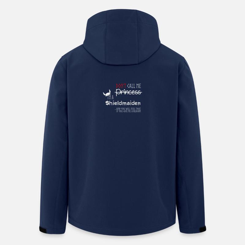 Bouclier Maiden, Vikings - Veste softshell homme en polyester recyclé Stanley/Stella - marine