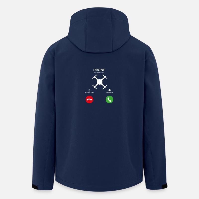 Call Mobile Call drone drone - Men’s Recycled Softshell Jacket by Stanley/Stella - navy