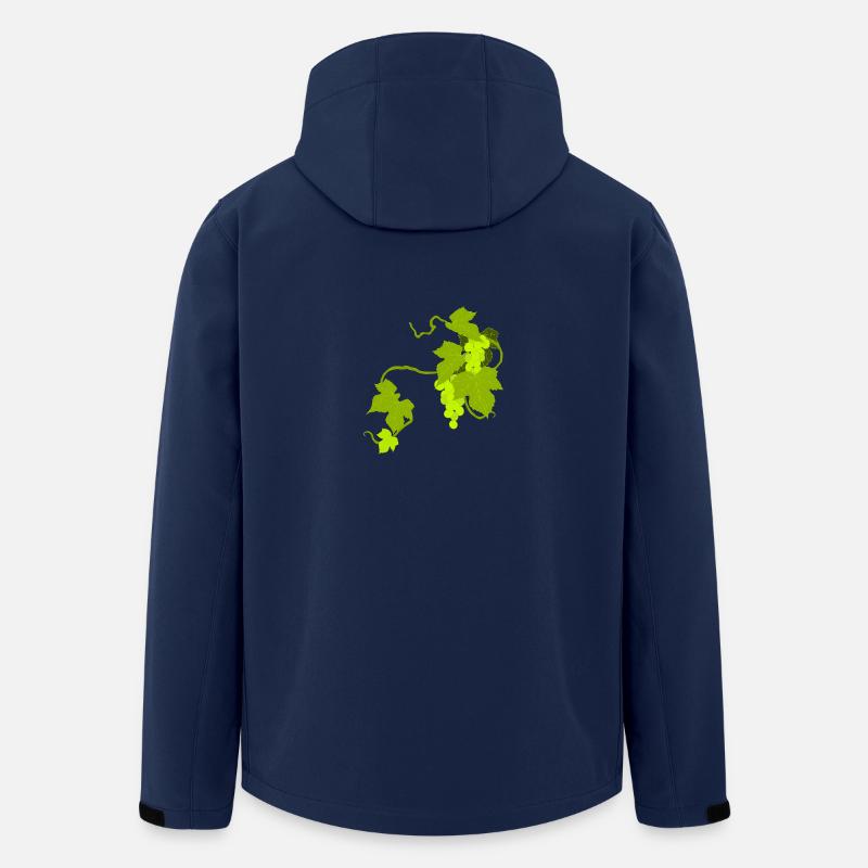 Weinreben - Recycelte Männer Softshell-Jacke von Stanley/Stella - Navy
