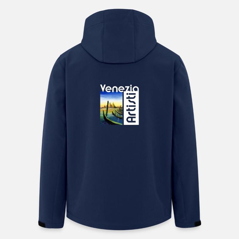 Venedig: Venezia Artisti, San Marco - Recycelte Männer Softshell-Jacke von Stanley/Stella - Navy