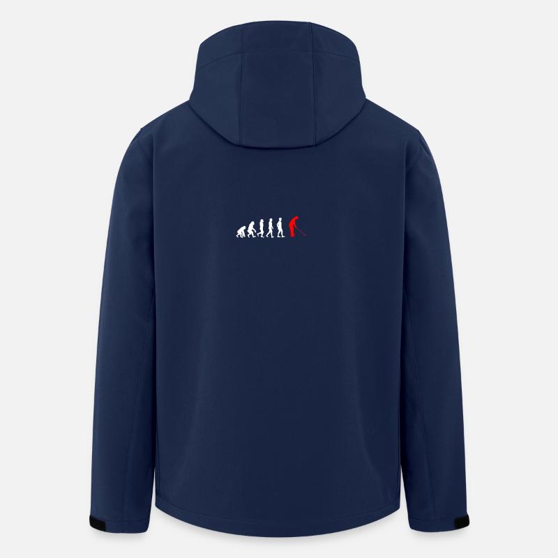 EVOLUTION golf sports golfer - Recycelte Männer Softshell-Jacke von Stanley/Stella - Navy