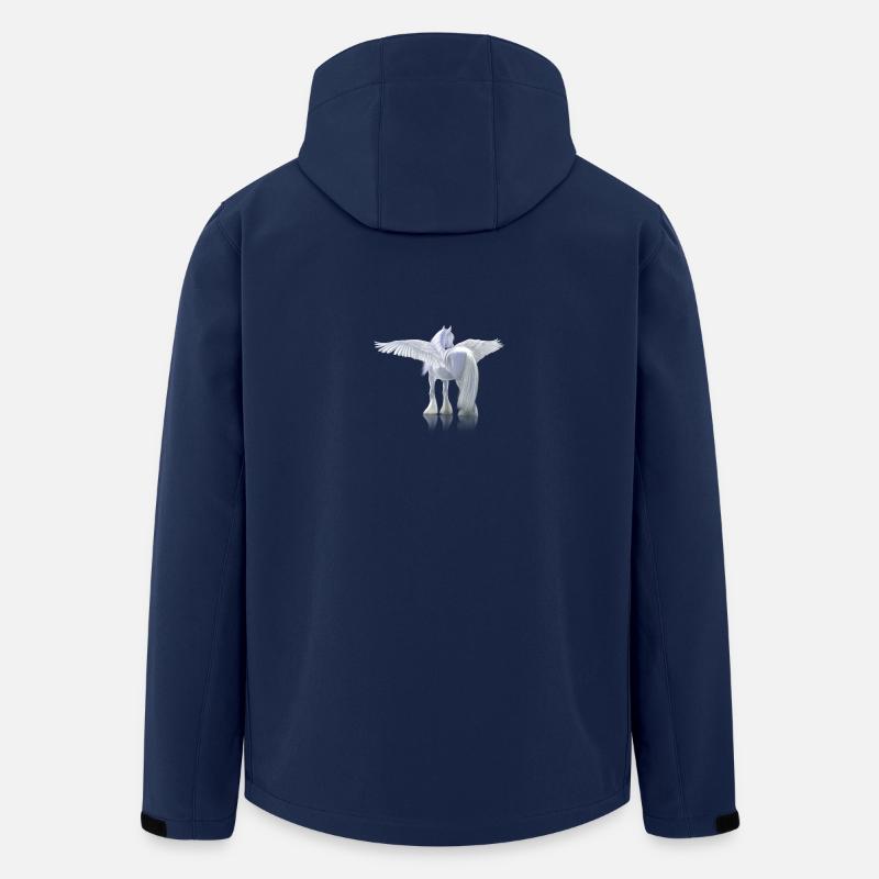 Pegasus - Men’s Recycled Softshell Jacket by Stanley/Stella - navy