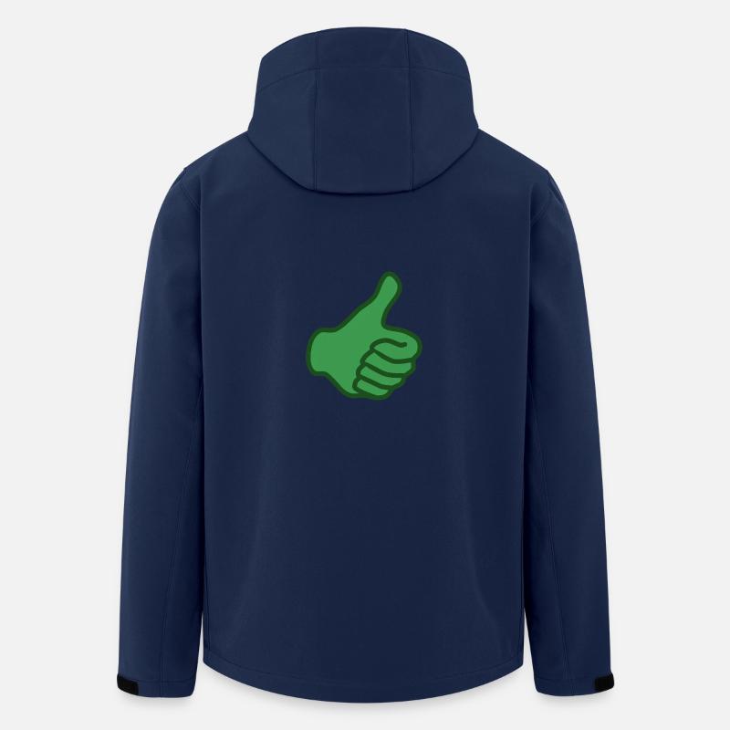 pouce vert - Veste softshell homme en polyester recyclé Stanley/Stella - marine