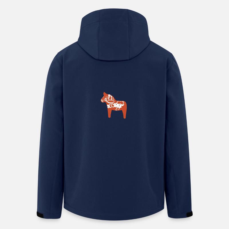 Dalapferd - Recycelte Männer Softshell-Jacke von Stanley/Stella - Navy