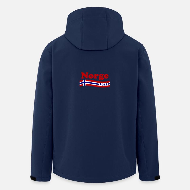 Norwegen 2025 Norge - Recycelte Männer Softshell-Jacke von Stanley/Stella - Navy