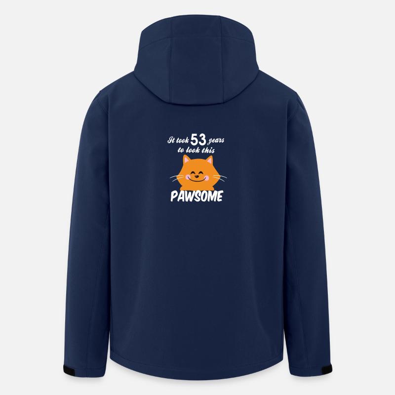 Il a fallu 53 ans pour regarder ce pawsome - Veste softshell homme en polyester recyclé Stanley/Stella - marine