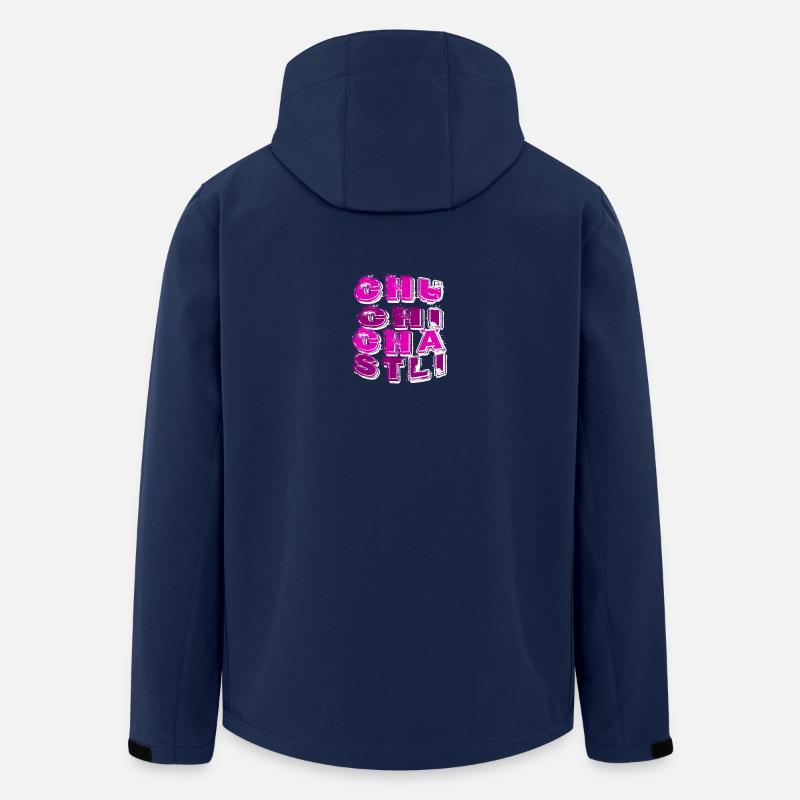 Chuchichästli Kultbegriff Schweizer Dialekt - Recycelte Männer Softshell-Jacke von Stanley/Stella - Navy