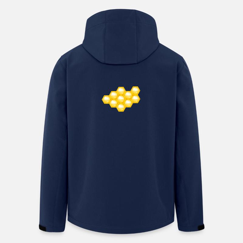 bie 45 - Recycelte Männer Softshell-Jacke von Stanley/Stella - Navy