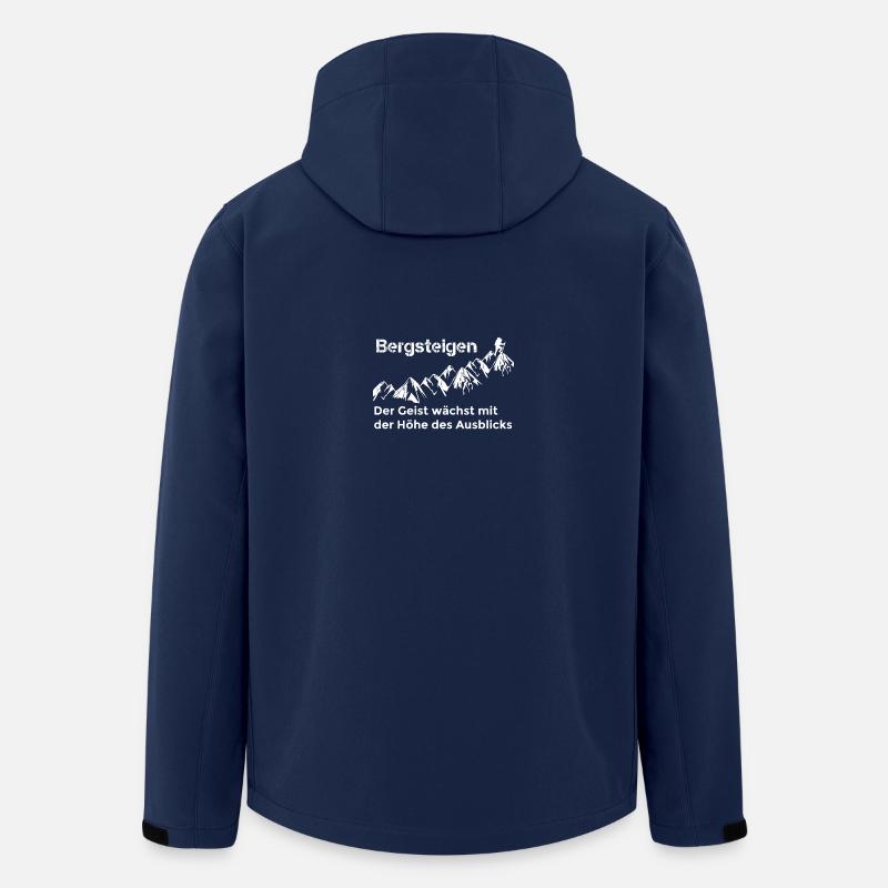 Bergsteigen - Recycelte Männer Softshell-Jacke von Stanley/Stella - Navy