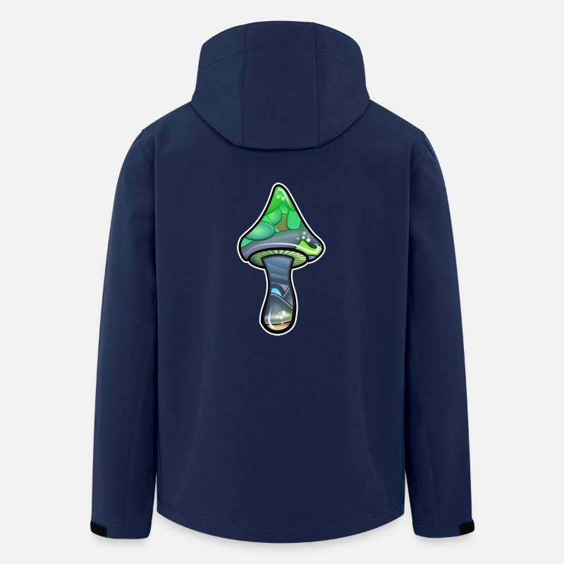 Zauberpilz - Recycelte Männer Softshell-Jacke von Stanley/Stella - Navy