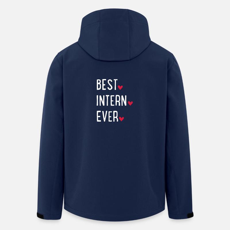 best intern ever - Recycelte Männer Softshell-Jacke von Stanley/Stella - Navy