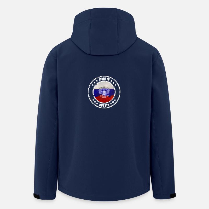 Fabriqué en Russie - Veste softshell homme en polyester recyclé Stanley/Stella - marine