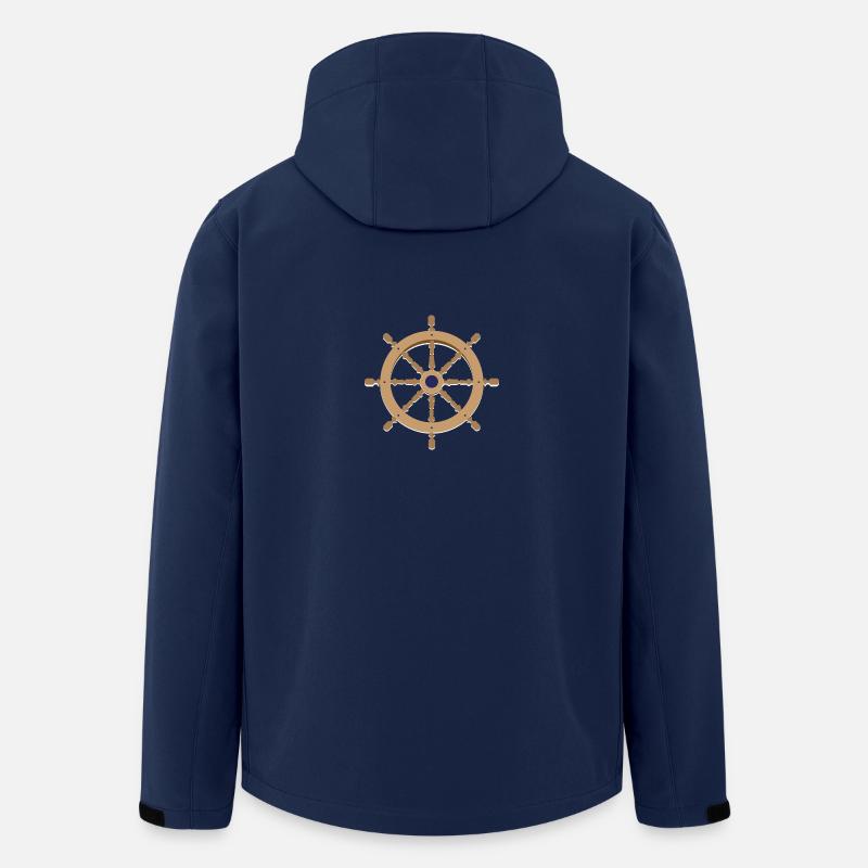 Steuerboot - Recycelte Männer Softshell-Jacke von Stanley/Stella - Navy