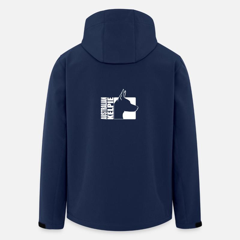 Australian Kelpie Profil Hund Hunde Wilsigns - Recycelte Männer Softshell-Jacke von Stanley/Stella - Navy