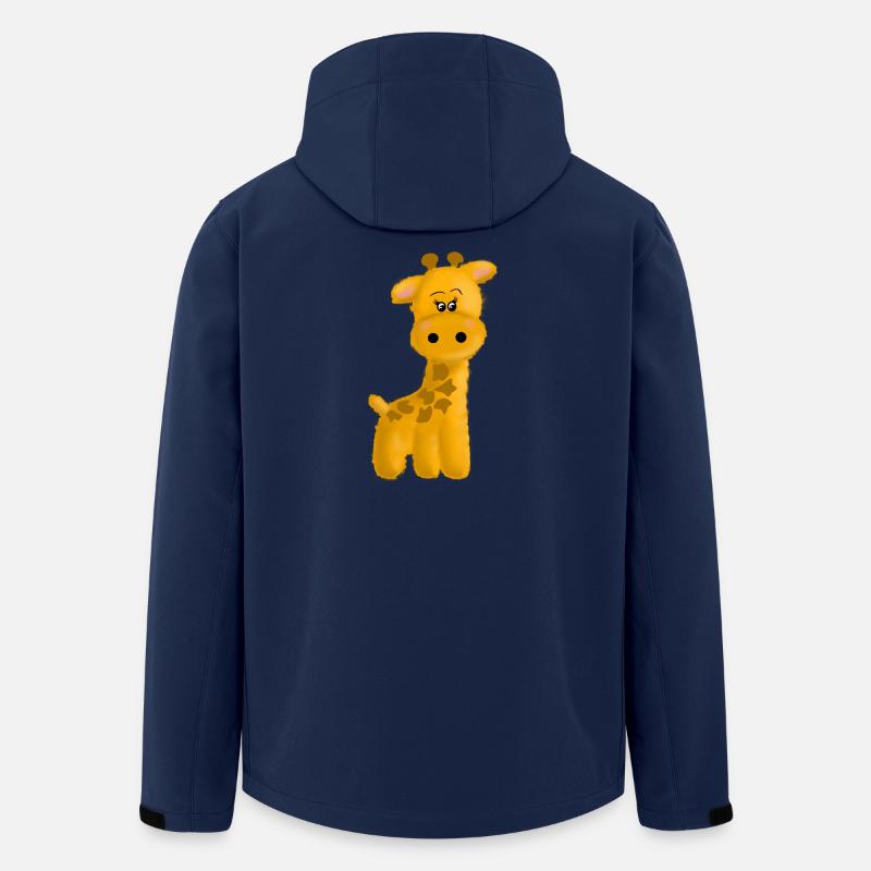 Giraffe - Recycelte Männer Softshell-Jacke von Stanley/Stella - Navy