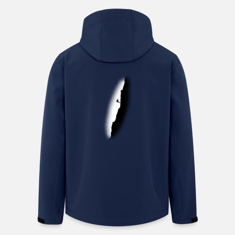 Mountain Climber - Bergsteiger - klettern - Recycelte Männer Softshell-Jacke von Stanley/Stella - Navy
