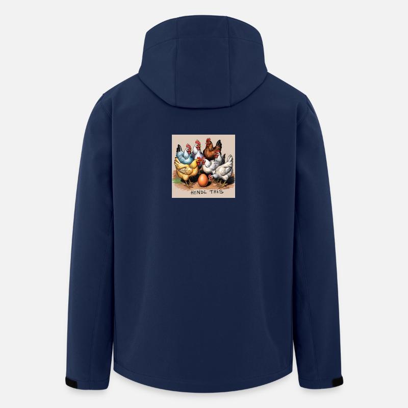 Hühner "Hendl this" - Recycelte Männer Softshell-Jacke von Stanley/Stella - Navy