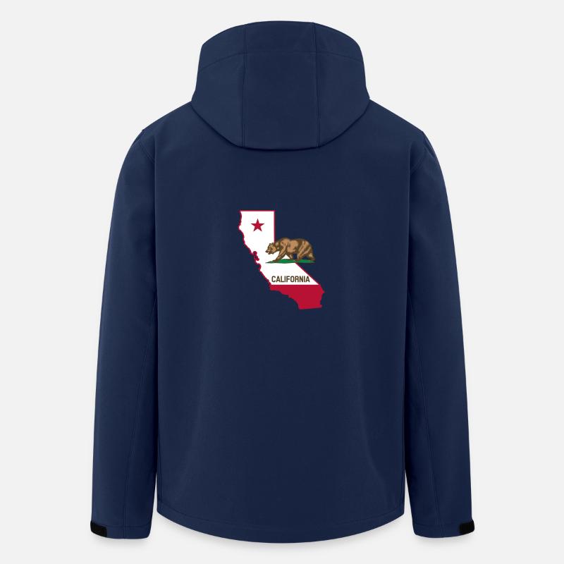 california - Recycelte Männer Softshell-Jacke von Stanley/Stella - Navy