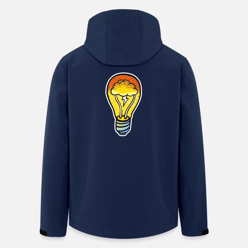 Eco Cloud Ampoule - Veste softshell homme en polyester recyclé Stanley/Stella - marine