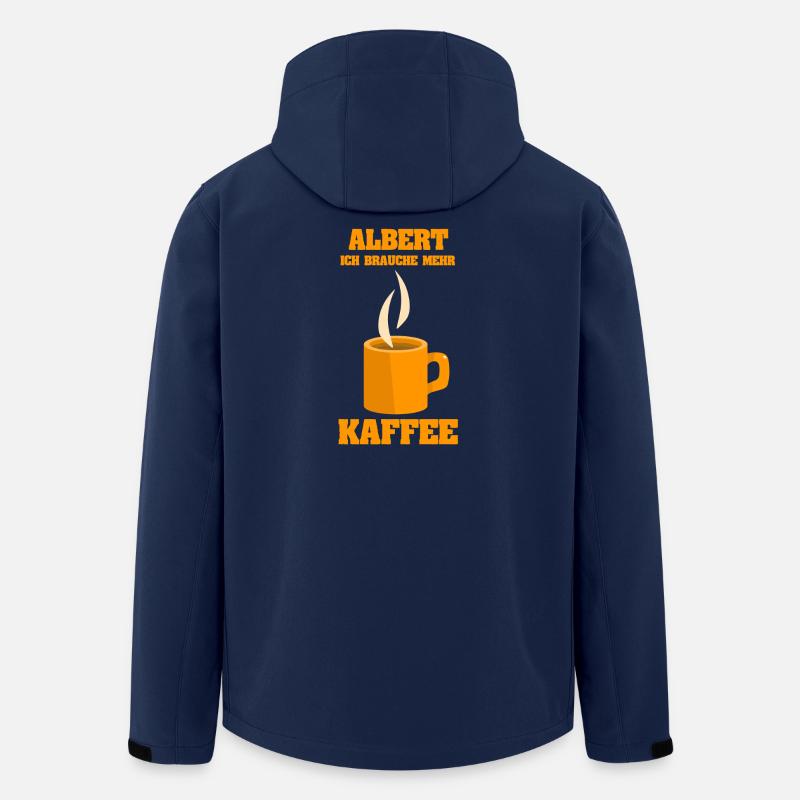Albert - Recycelte Männer Softshell-Jacke von Stanley/Stella - Navy