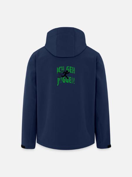 ich geh joggen - Recycelte Männer Softshell-Jacke von Stanley/Stella - Navy