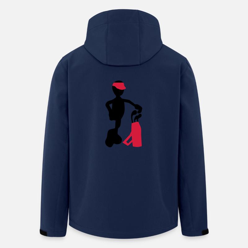 Golf - Recycelte Männer Softshell-Jacke von Stanley/Stella - Navy