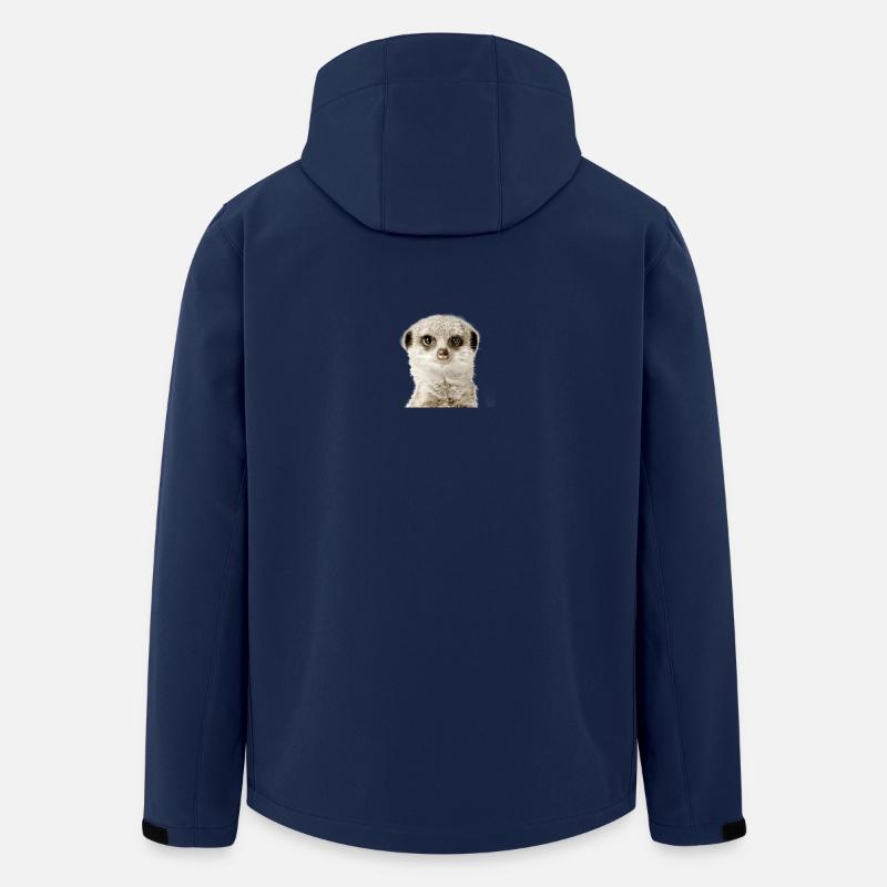 Erdmännchen - Recycelte Männer Softshell-Jacke von Stanley/Stella - Navy