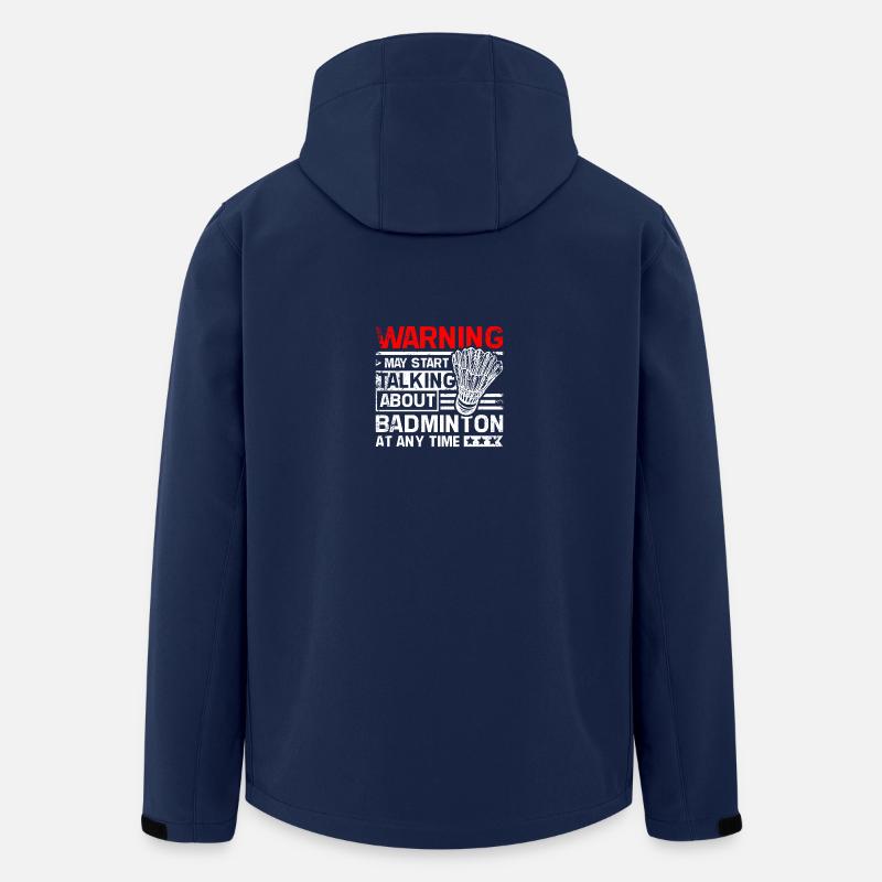 Start talking about Badminton - Recycelte Männer Softshell-Jacke von Stanley/Stella - Navy
