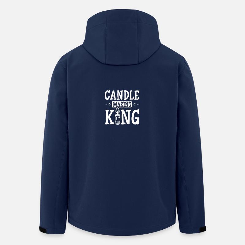 Candle making king - Recycelte Männer Softshell-Jacke von Stanley/Stella - Navy