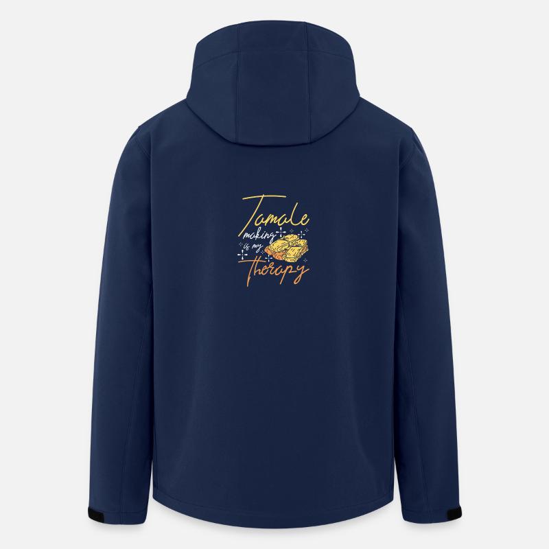 Tamale making is my therapy - Recycelte Männer Softshell-Jacke von Stanley/Stella - Navy