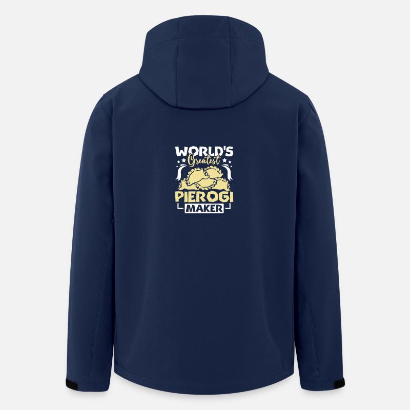 World's greatest pierogi maker - Recycelte Männer Softshell-Jacke von Stanley/Stella - Navy