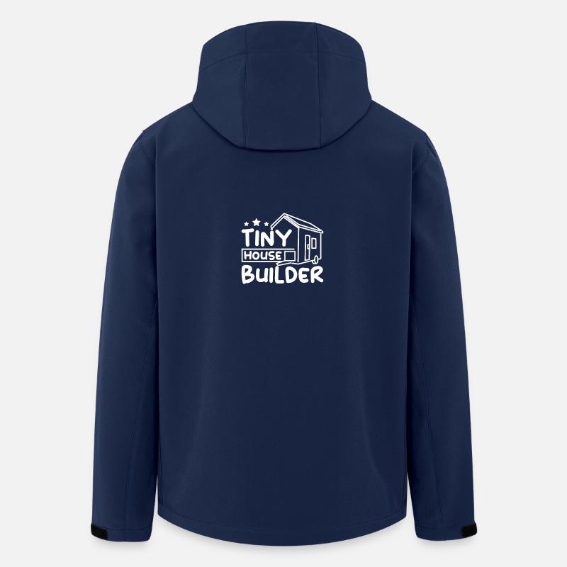 Tiny house builder - Men’s Recycled Softshell Jacket by Stanley/Stella - navy