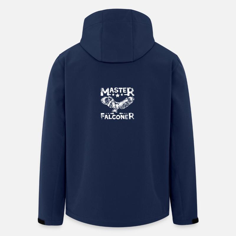 Master falconer - Recycelte Männer Softshell-Jacke von Stanley/Stella - Navy