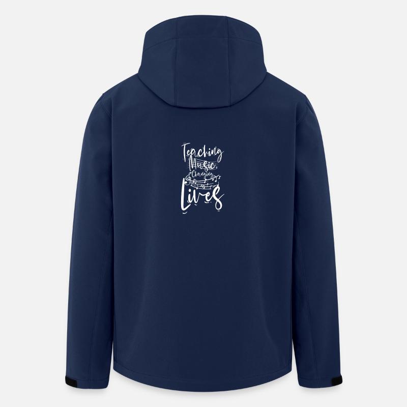 Teaching music changing lives - Men’s Recycled Softshell Jacket by Stanley/Stella - navy