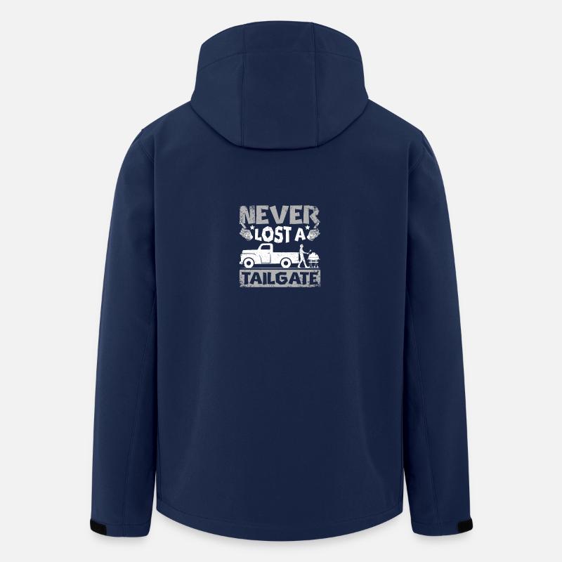 Never lost a tailgate - Men’s Recycled Softshell Jacket by Stanley/Stella - navy