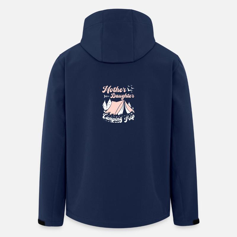 Mother daughter Camping trip - Men’s Recycled Softshell Jacket by Stanley/Stella - navy