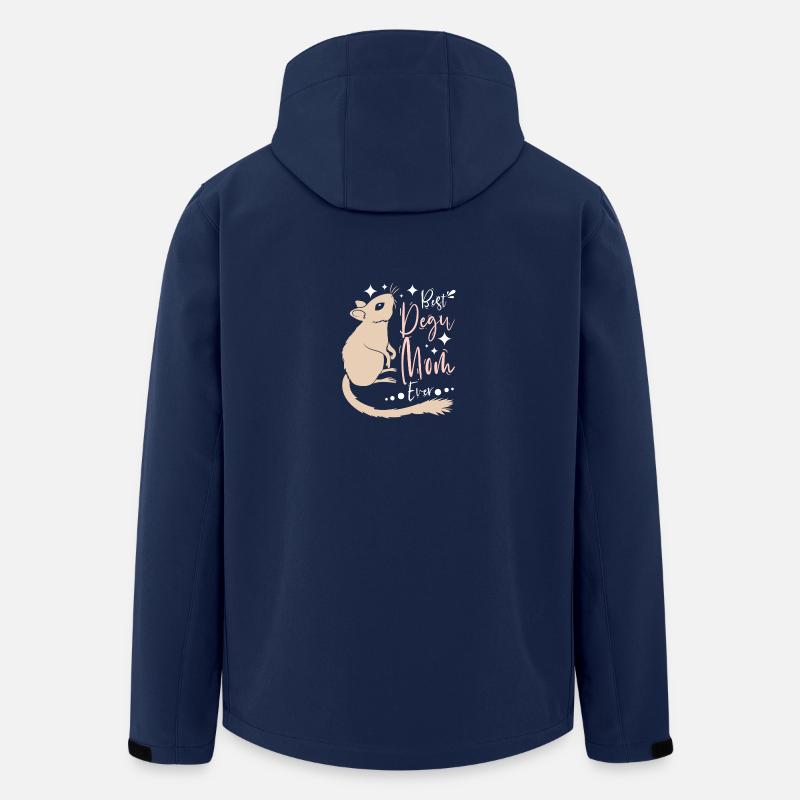 Best degu mom ever - Men’s Recycled Softshell Jacket by Stanley/Stella - navy