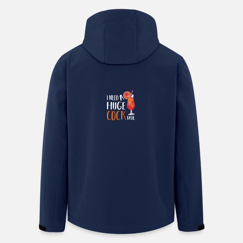 I need a huge cocktail - Recycelte Männer Softshell-Jacke von Stanley/Stella - Navy