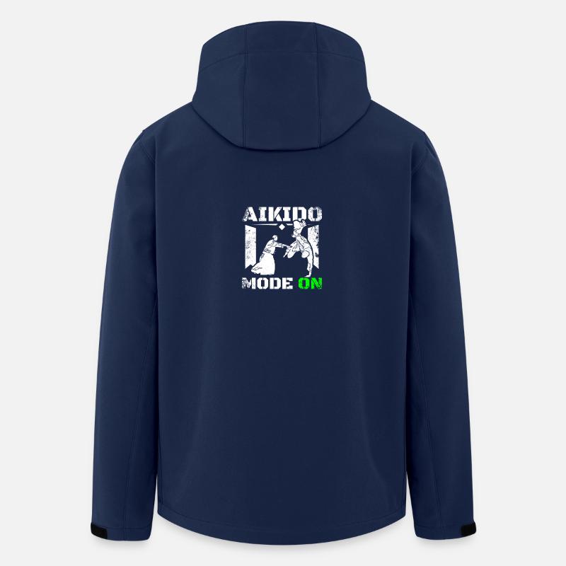 Aikido mode on - Men’s Recycled Softshell Jacket by Stanley/Stella - navy