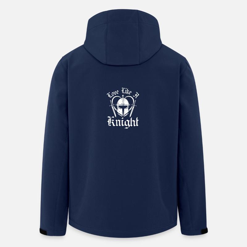 Love like a knight - Men’s Recycled Softshell Jacket by Stanley/Stella - navy