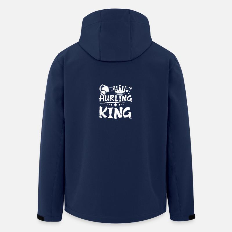 Hurling King - Recycelte Männer Softshell-Jacke von Stanley/Stella - Navy