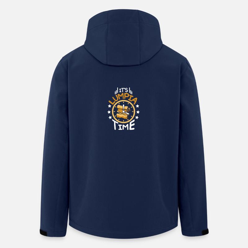C’est l’heure du lumpia - Veste softshell homme en polyester recyclé Stanley/Stella - marine