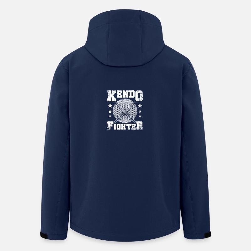 Combattant de Kendo - Veste softshell homme en polyester recyclé Stanley/Stella - marine